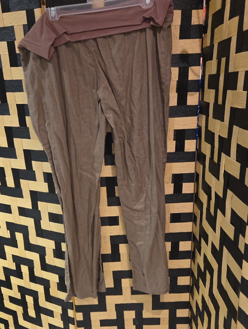 Straight Leg Women’s Pants in Brown